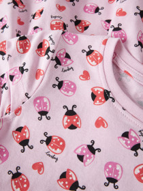 NAME IT Kjole Vigga Pirouette Ladybug Hearts